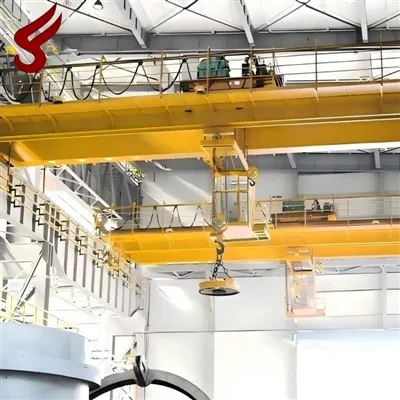 Grúa puente electromagnética tipo QC